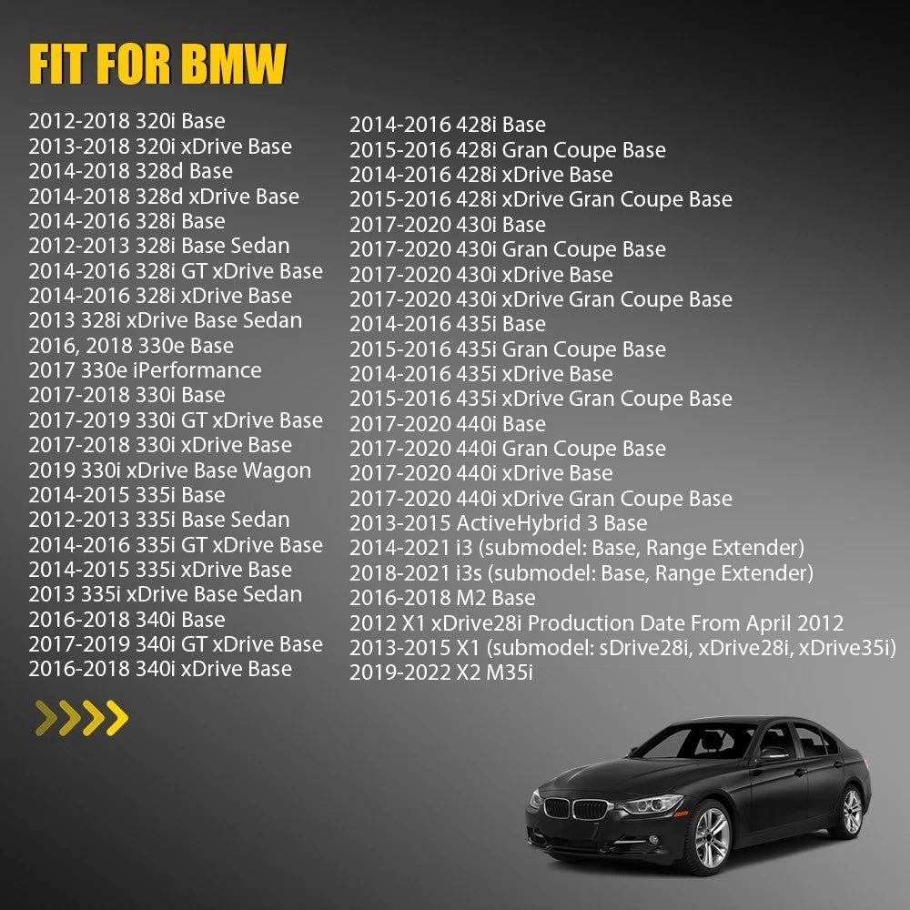 Heated Side Mirror Glass for BMW 320i 328d 328i 428i (2012-2018)