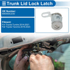 Trunk Lock Cylinder for Toyota Tundra (2014–2021) No. 690550C030 Set of 1