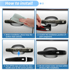 Exterior Door Handle Cover Trim for Chevy Malibu Equinox Blazer (2016–2024)