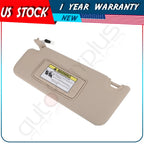 Set of 2 Sun Visors Beige for Nissan Murano (2009–2014)