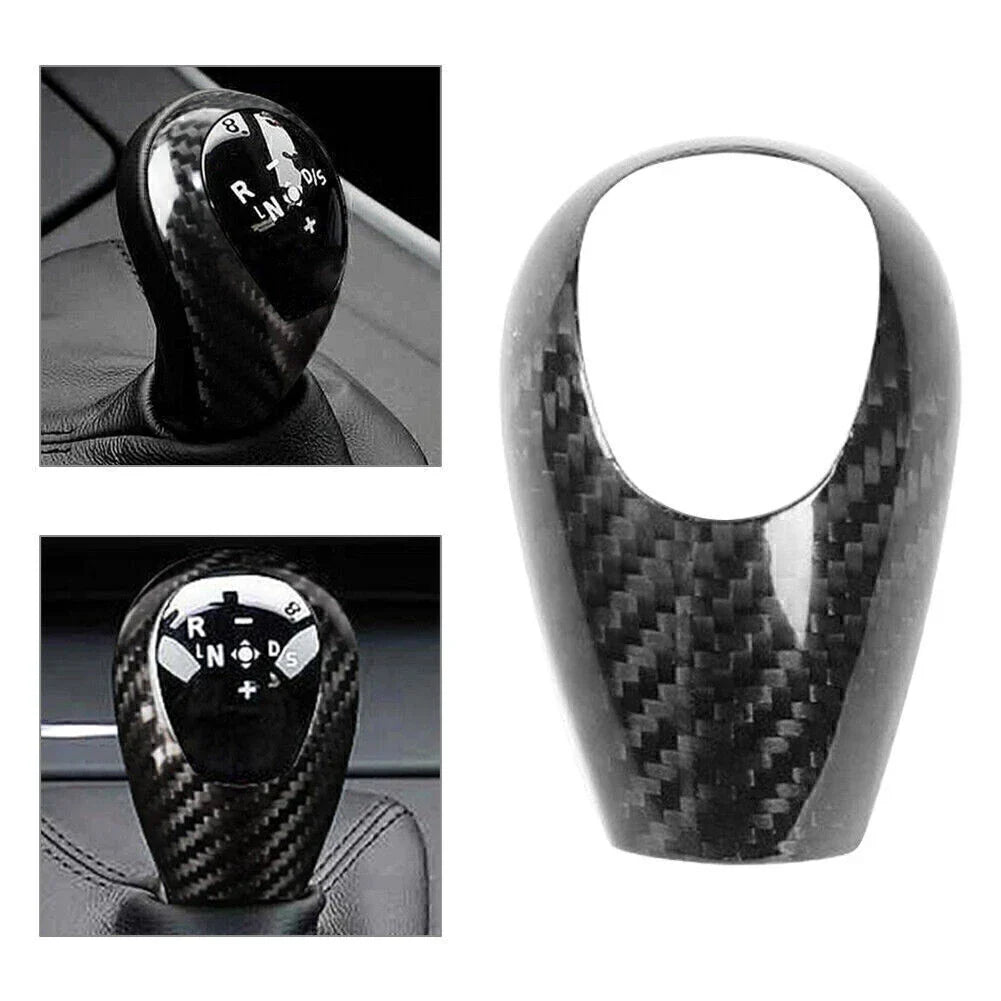 Carbon Interior Gear Shift Knob Cover Trim for BMW M Series M3 M5 M6