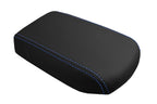 Console Lid Pull Over Cover Leather for Toyota Corolla (2009–2013) Blue Stitch
