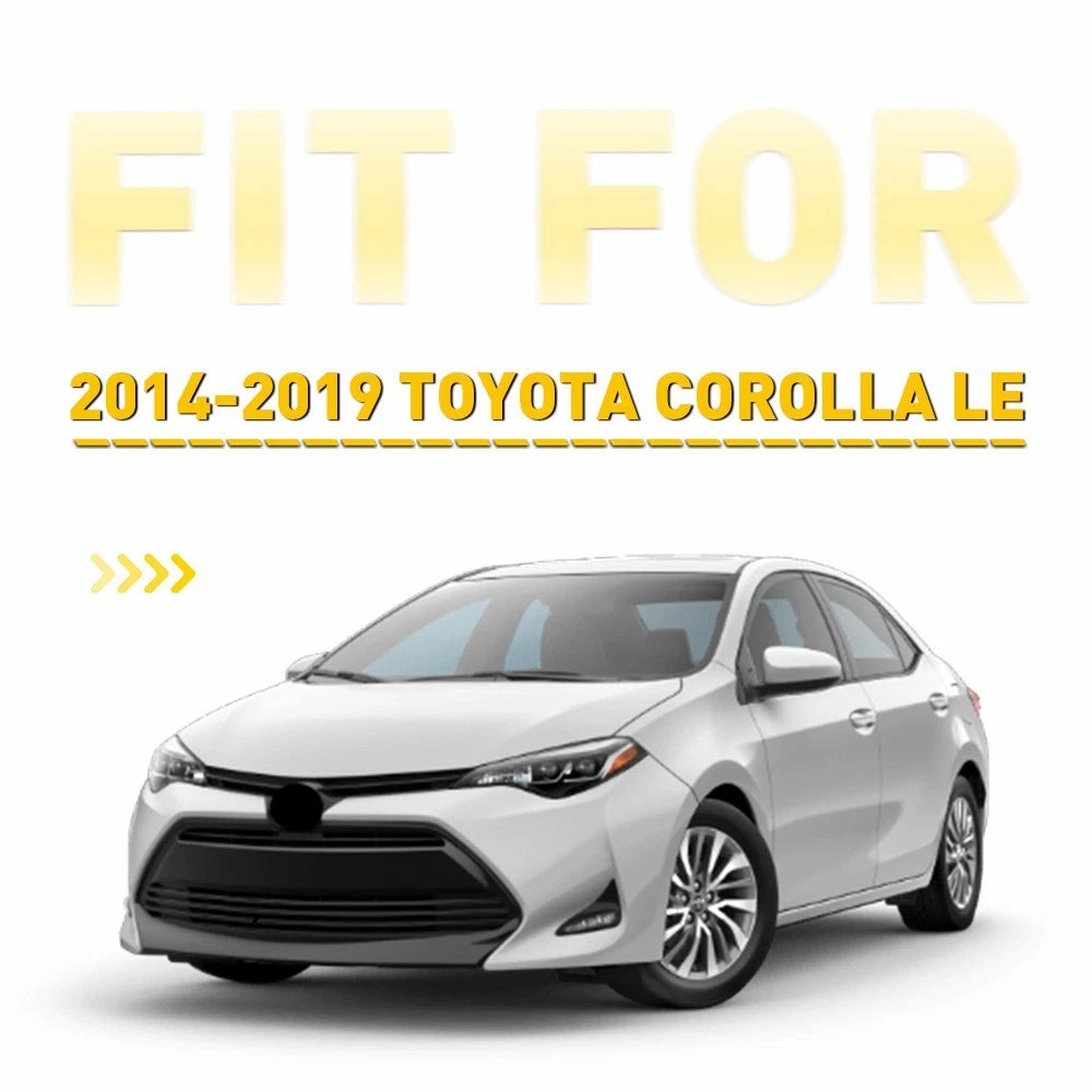 Set of 2 Front Wiper Side Cowl Extension Covers for Toyota Corolla (2014–2019)