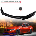 Front Bumper Lip Sport CS Style Glossy Black for BMW M3 M4 (2015–2020)