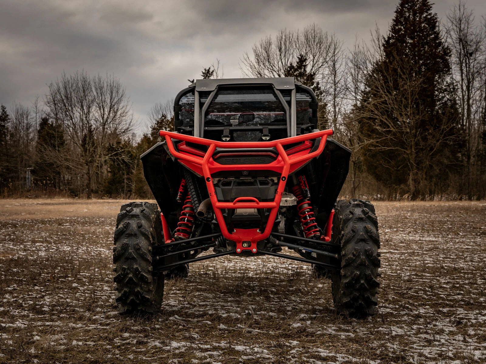 Rear Bumper for RZR XP Turbo S (2018–2021) - Red