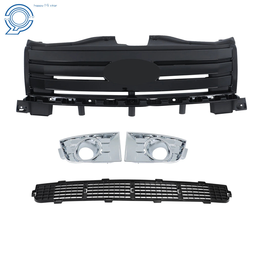 Bumper Grille Assembly with Fog Lamp Molding for Edge (2007–2010)