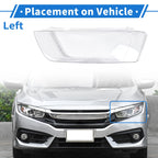 1 Pc Headlight Lens Cover for Audi Q3 (2012–2015) Clear