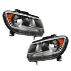Headlight Assembly for Chevy Colorado (2015–2022) Pair Halogen Black