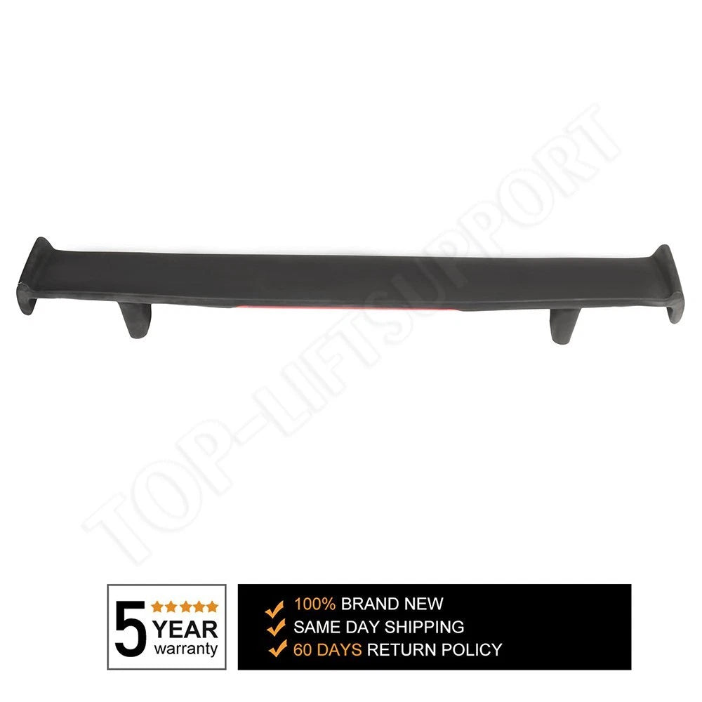 50" Spoiler Wing with LED 3rd Brake Light for Flat Trunk Sedans