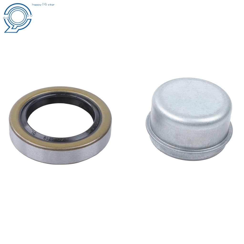 Spindle with Trailer Bearing Kit for 5 on 4.5 Trailer Hub (Round)