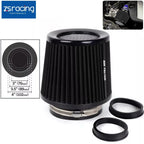 Cold Air Intake Air Filter for (3", 3.5", 4" Inlet, 6.5" Tall)