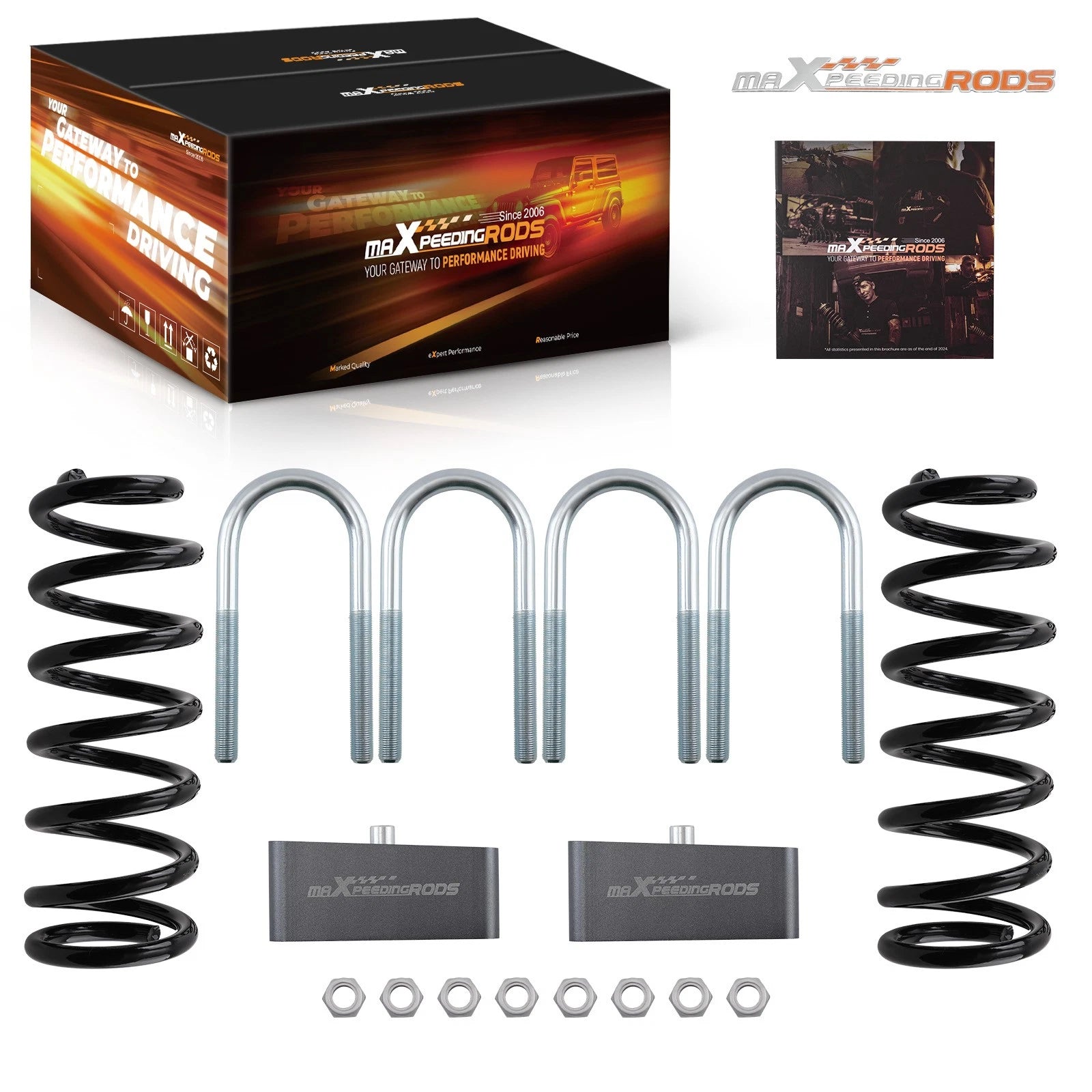 3" / 4" Lowering Kit for Chevy Colorado (2004–2012) 2WD