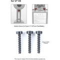 3X Vacuum Cleaner Power Screws for Household Supplies