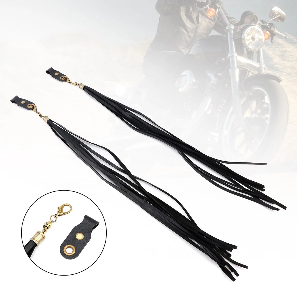 2 Pcs Handlebar Tassel Brake Lever for Harley Dyna Glide, Road King