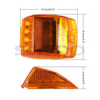 5x LED Side Marker Lights for Dodge (Amber/Red)