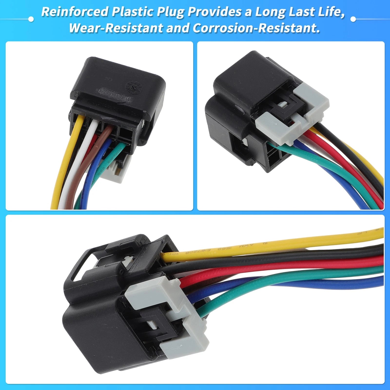 HVAC Blower Motor Resistor Wire Harness for Chevy GMC (No.PT1739/88987856)