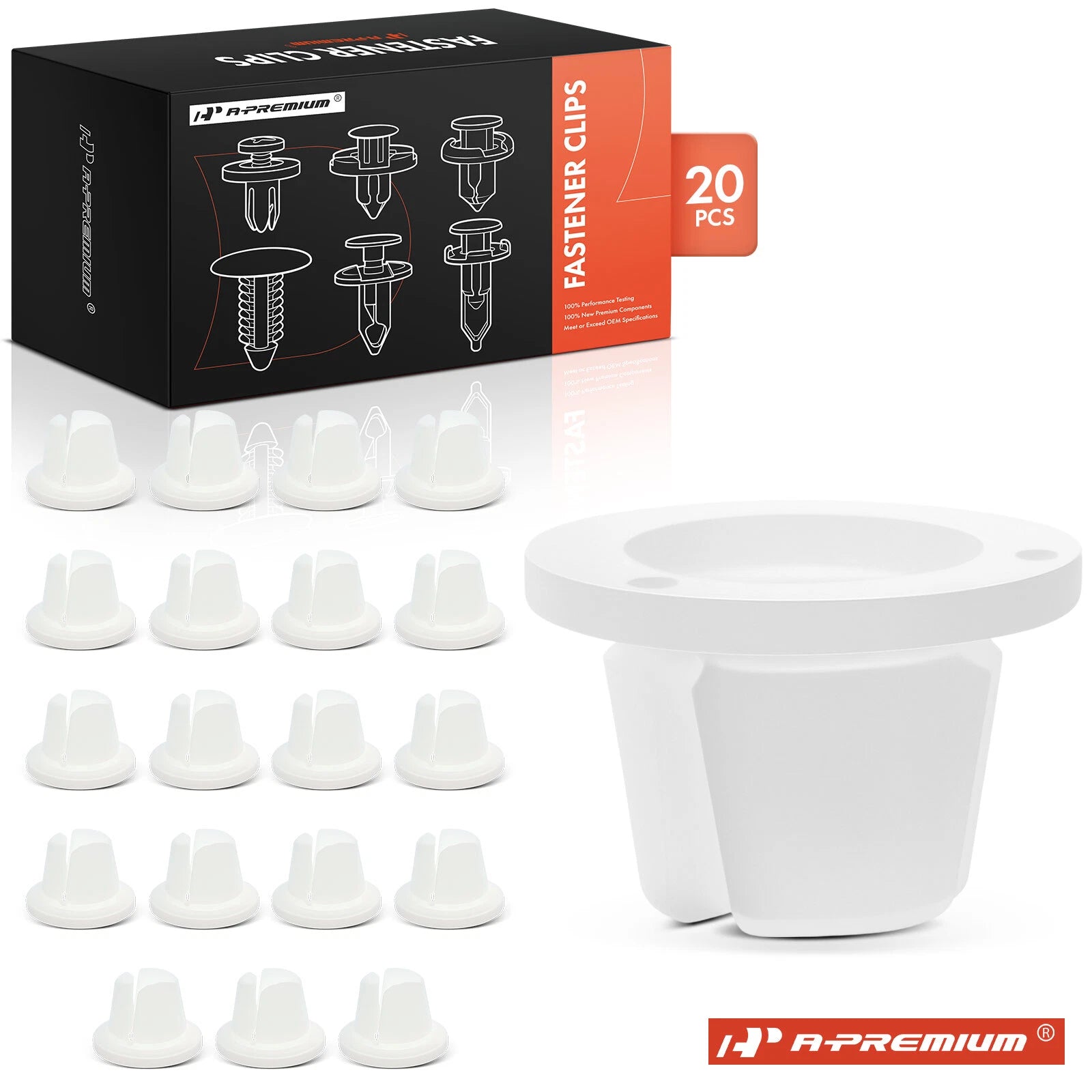 20Pcs Nylon Headlight Assembly Grommet Retainer Clip for Hyundai
