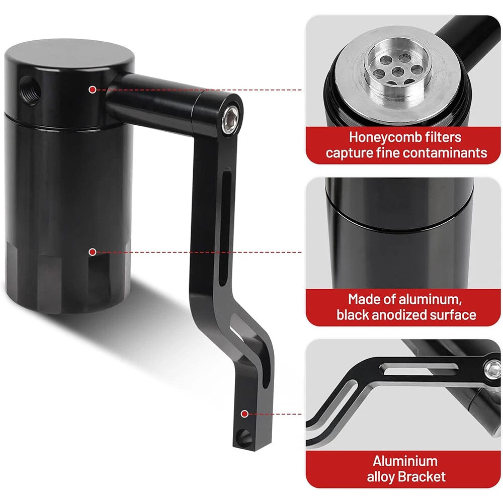 Oil Catch Can with Z-Bracket Kit for Dodge Challenger Charger Chrysler 300 (2011–2022)
