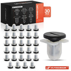 Set of 30 Nylon Rear Bumper Moulding Grommet Clips for Nissan