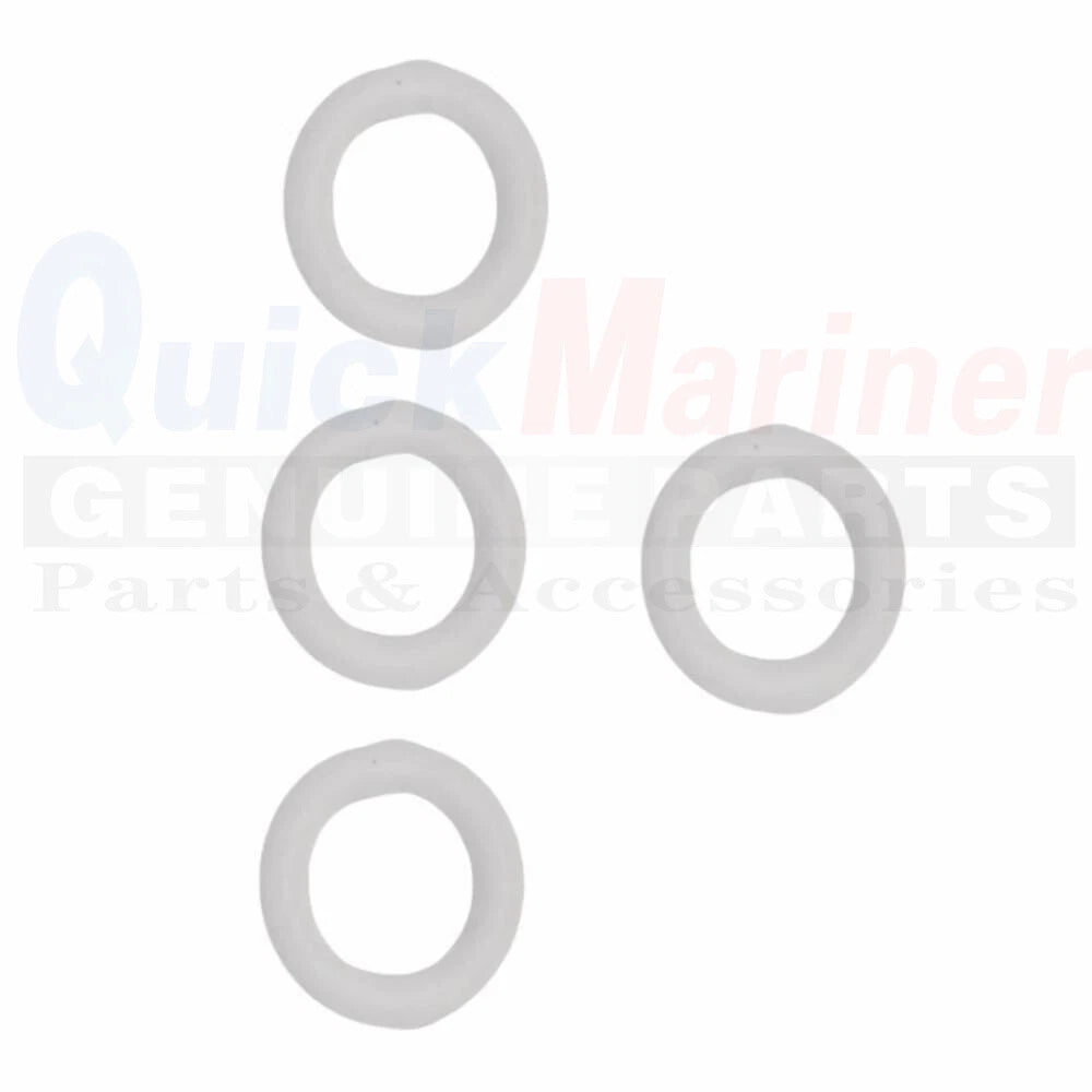 Set of 4 Lower Unit Drain Screw Gaskets for Evinrude Johnson Outboard (311598)