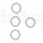 Set of 4 Lower Unit Drain Screw Gaskets for Evinrude Johnson Outboard (311598)