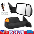 Power Heated Puddle Lamp Tow Mirror for Dodge Ram 1500 (2019–2022)