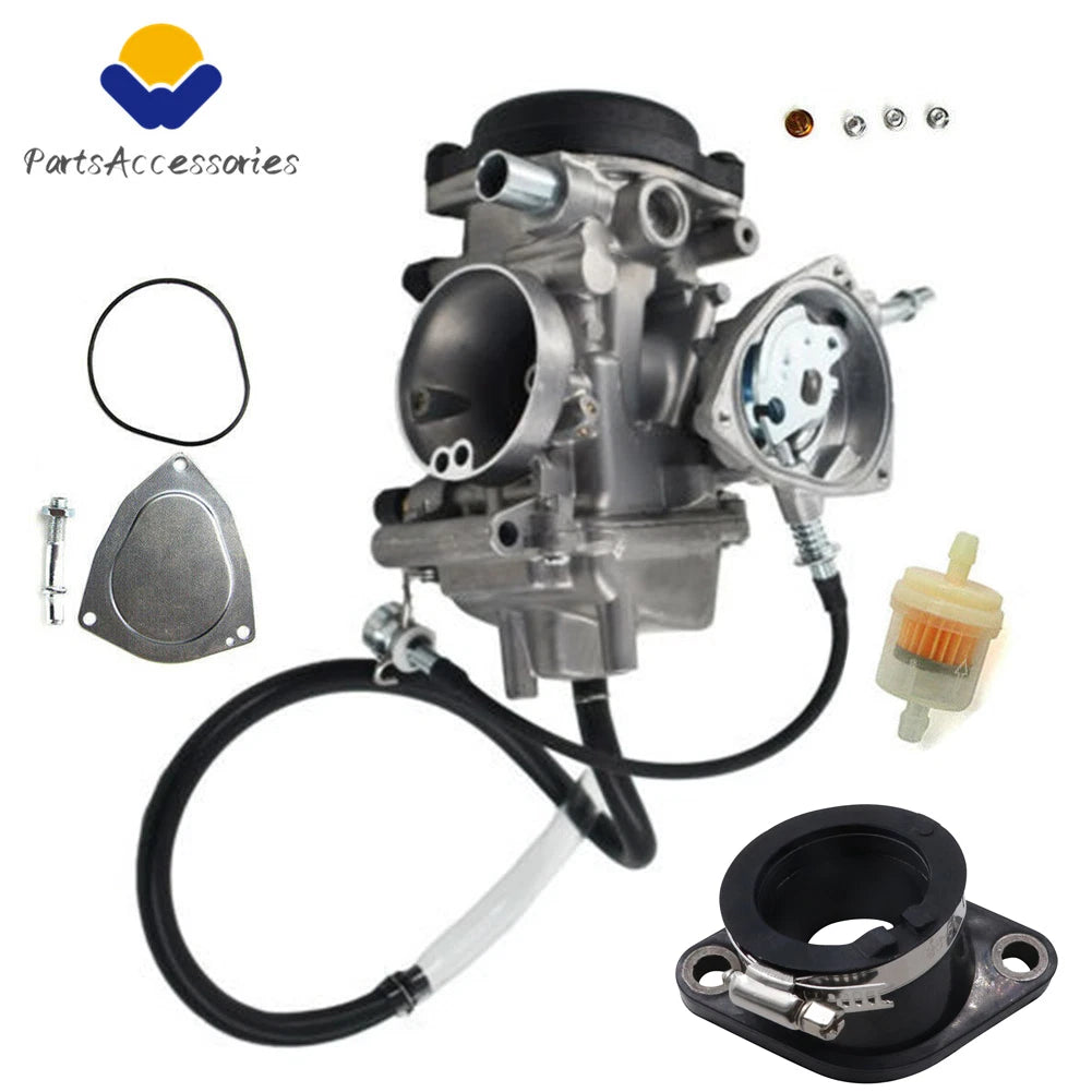 Carburetor & Intake Manifold for Yamaha Bruin 350 Grizzly 350 Wolverine 350 (2000–2006)