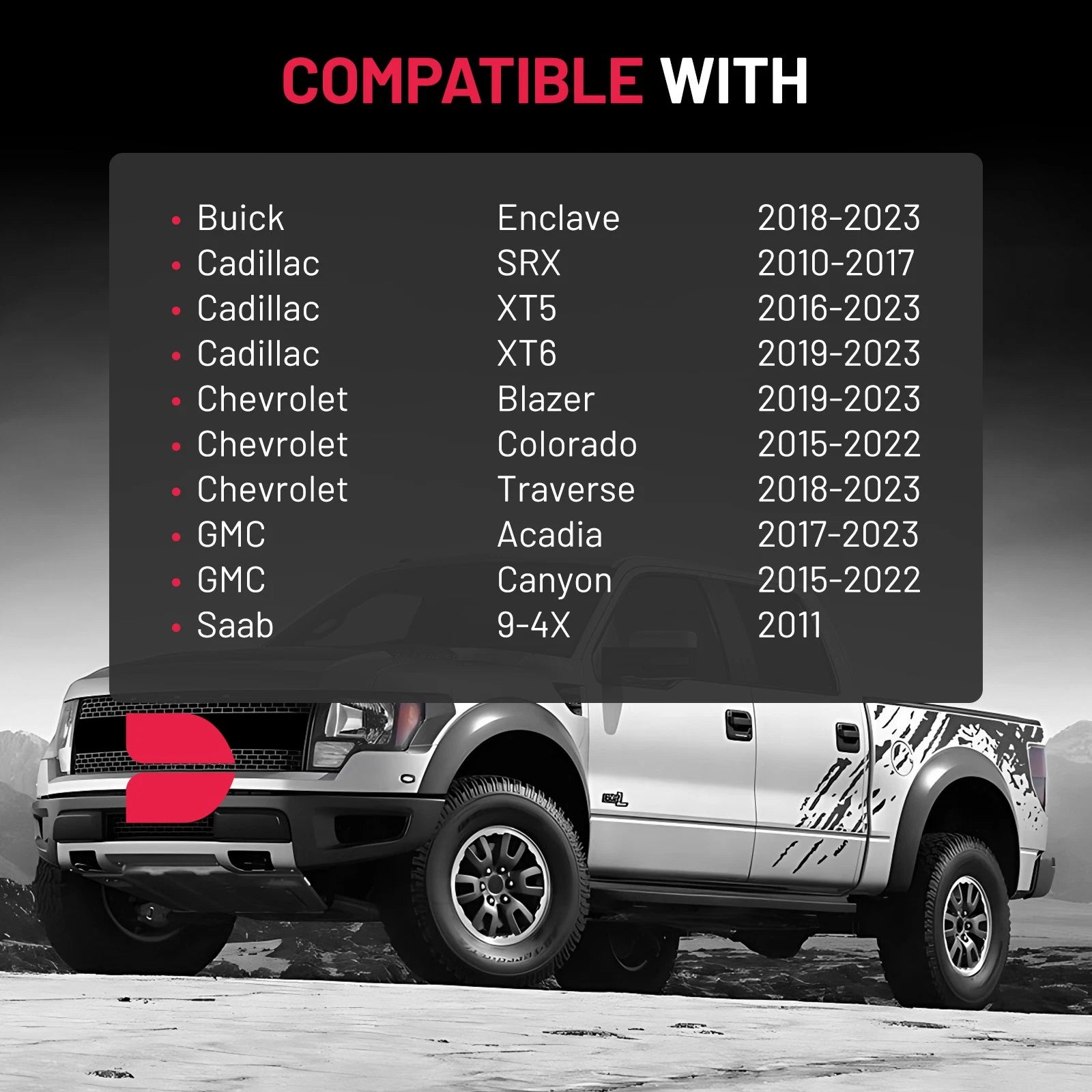 2" 6x120 Hub Centric Wheel Spacers for 2019-2023 Chevrolet Blazer