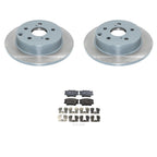 DuraGo Rear Rotors & TRW Pro Disc Brake Pads Kit for Lexus HS250h, RAV4 (2009–2012)