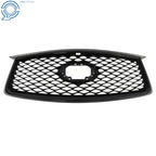 Front Upper Grille for Infiniti QX50 (2019-2023) Gloss Black with Camera Option