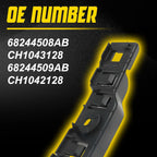 Set of 2 Bumper Brackets for Jeep Compass (2017-2024) Front Left & Right