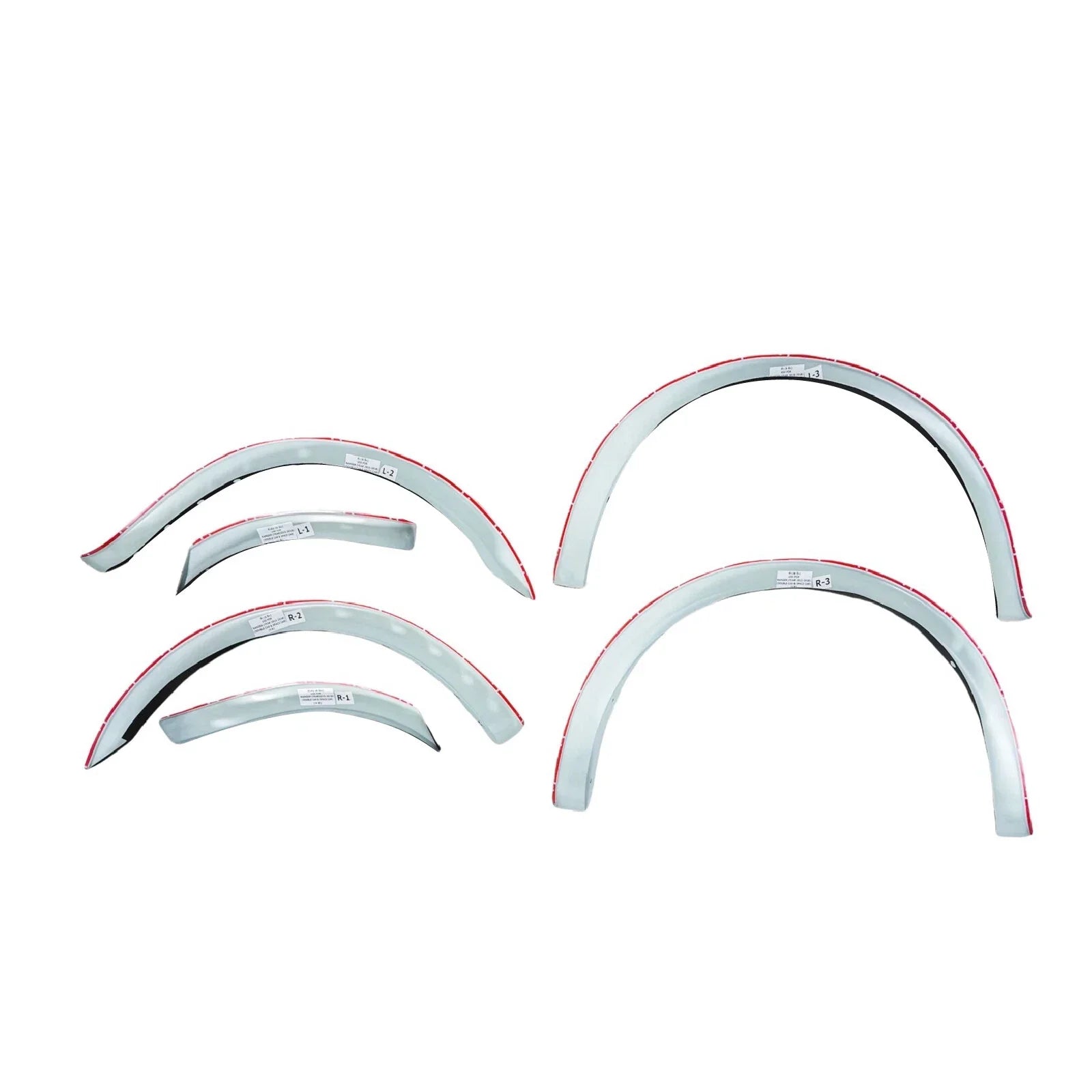 3" Slim Fender Flares for Ford Ranger T6 PXL XLT XLS Wildtrak (2015-2018)