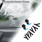 Windshield Washer Nozzle Set of 6 w/ Hose Connector for Honda