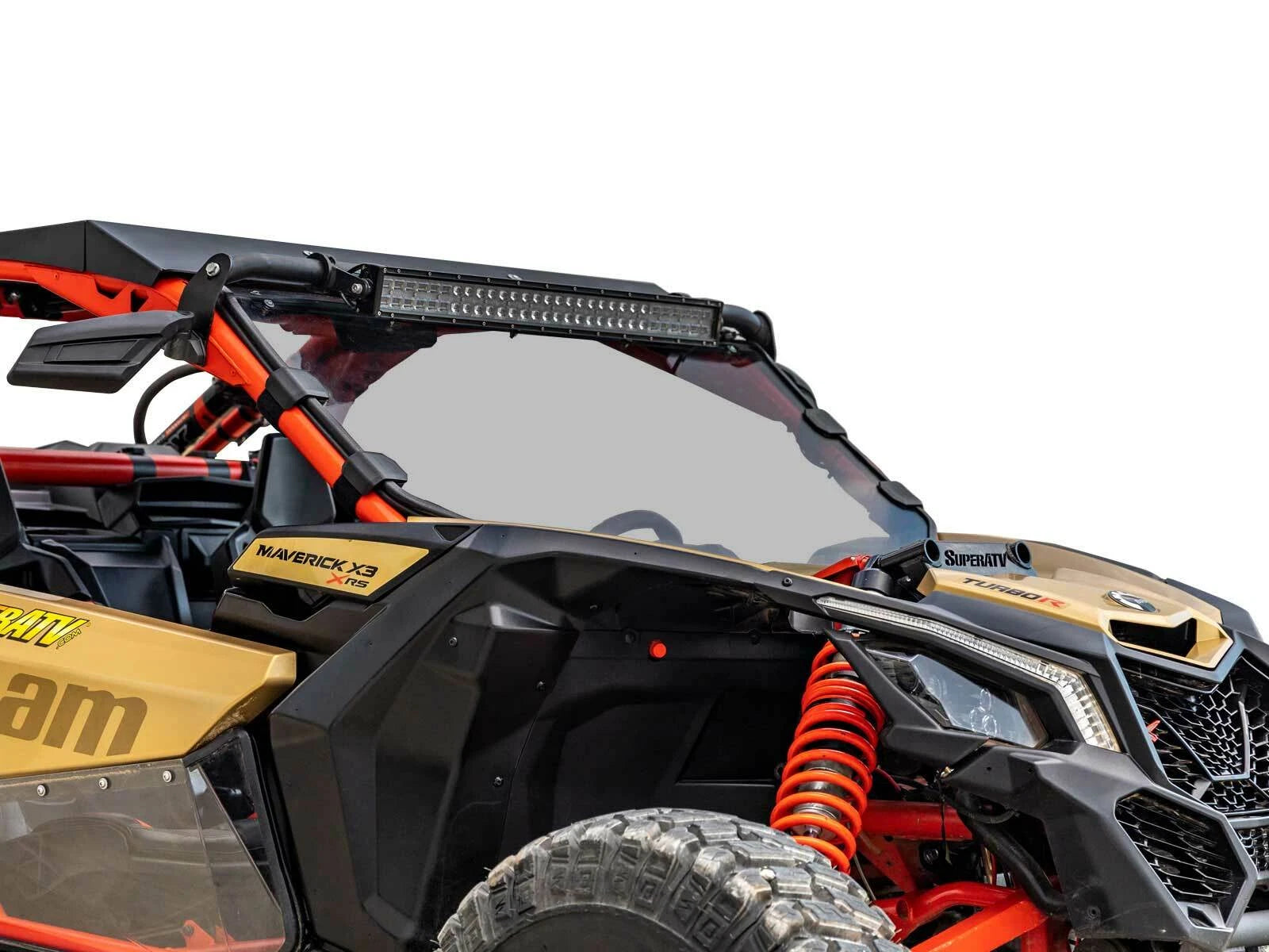 Scratch Resistant Full Windshield for Can-Am Maverick X3 (2017–2023)