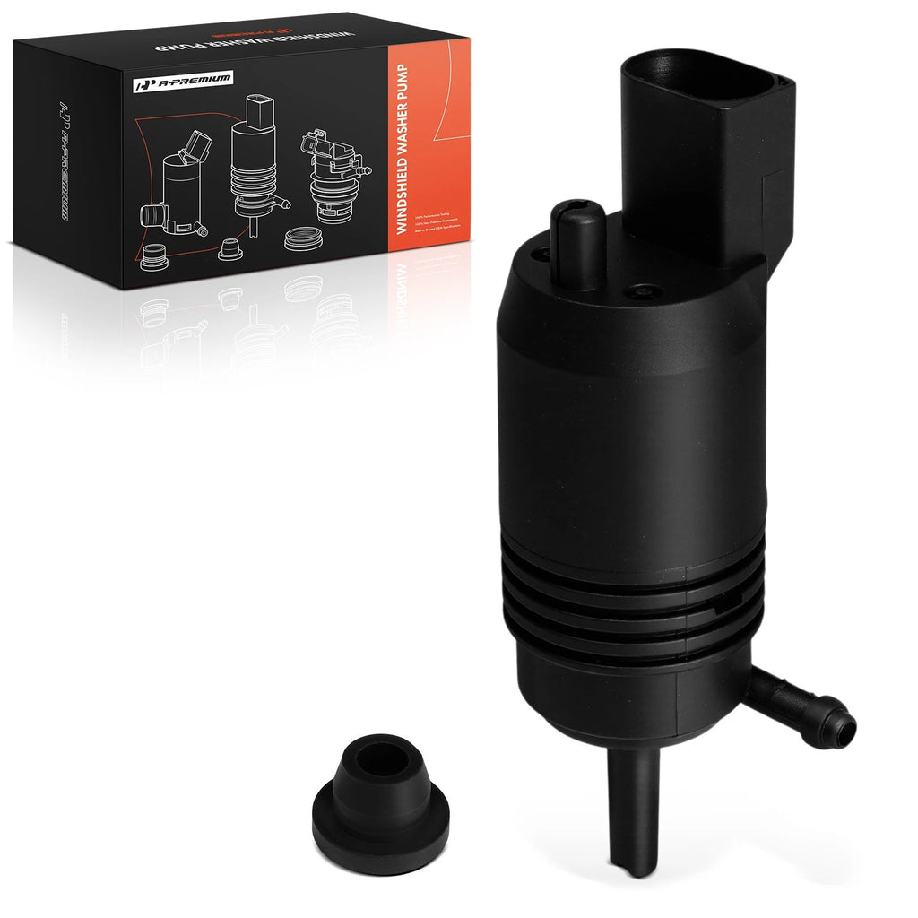 Windshield Washer Pump with Rubber Grommet for Chevy GMC 
