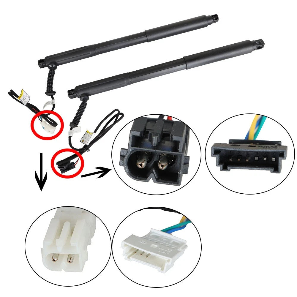 Pair Rear Left Electric Tailgate Lift Support for BMW X5 (2007-2013)