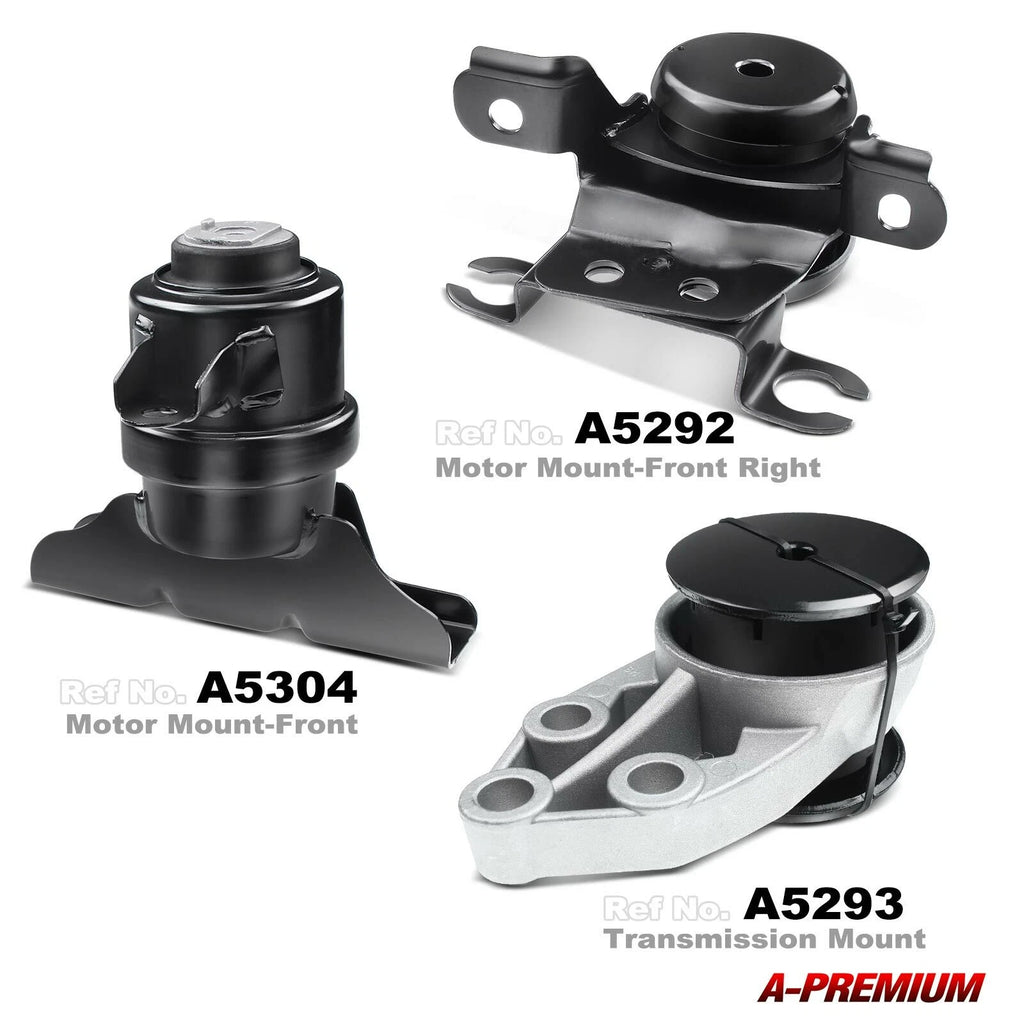 3X Engine Motor & Trans Mount for Ford Escape Mazda Tribute (2001-2012)