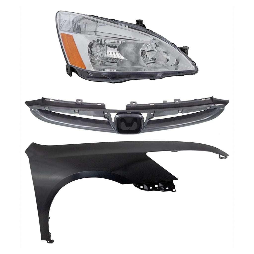 Fender Kit for Honda Accord 2006-2007 4-Door Sedan Primed