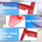 1 Pc Red Cup Holder Cover Trim Sticker for Dodge Charger, Chrysler  767153534553