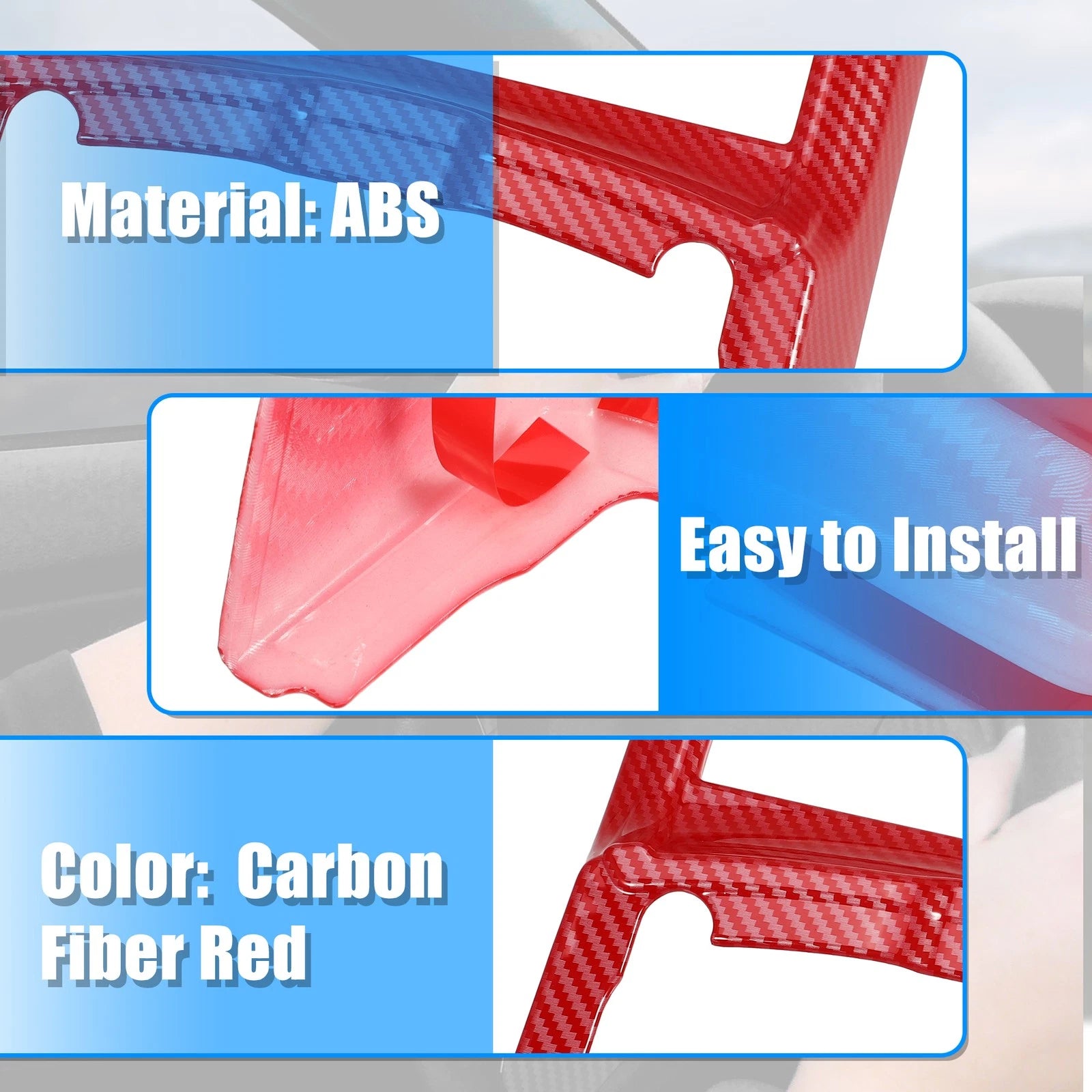 1 Pc Red Cup Holder Cover Trim Sticker for Dodge Charger, Chrysler  767153534553