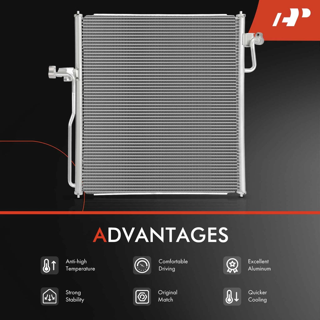 A/C Condenser with Bracket for Mercury Mountaineer (1997-2001)