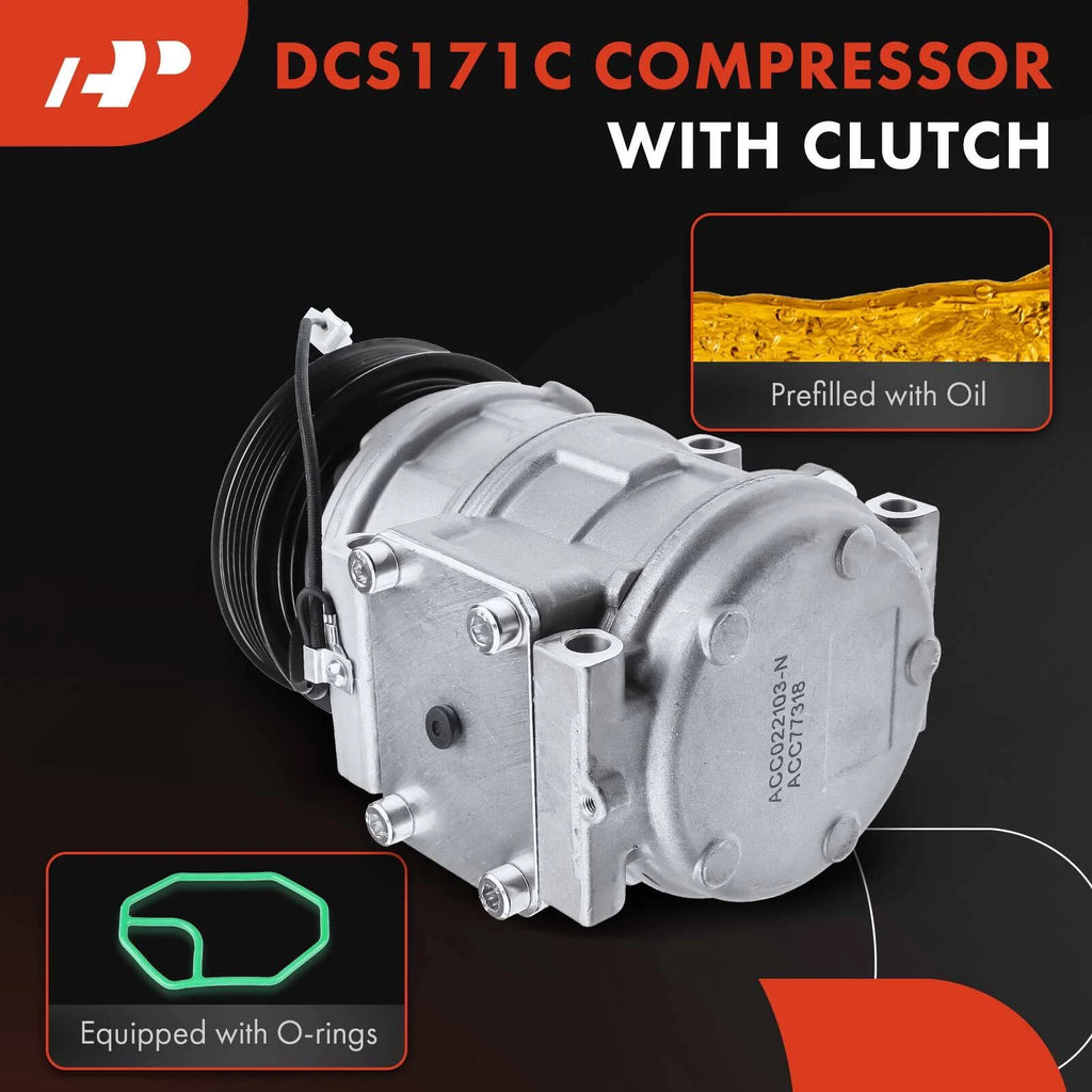 A/C Compressor with Clutch for Toyota Sienna (1998–2003) 3.0L Gas DOHC