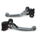 CNC Pivot Brake Clutch Levers for Honda CRF250R CRF450R (2007–2022) Titanium