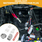 7 Pin Headlight Waterproof Connector Plug for Toyota Lexus (Set of 1)