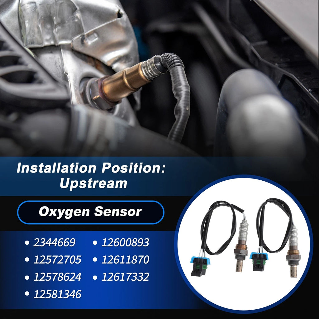 Upstream Oxygen Sensor Set of 2 for Chevrolet Silverado 1500 2500 3500