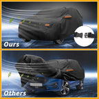 Car Cover Waterproof All Weather for Ford Puma (2019–2023) 210D-PU Black