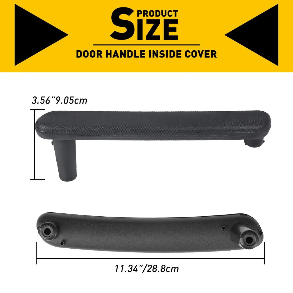 Door Pull Handle for Mitsubishi Eclipse (2006–2012) Front Right Black EXV