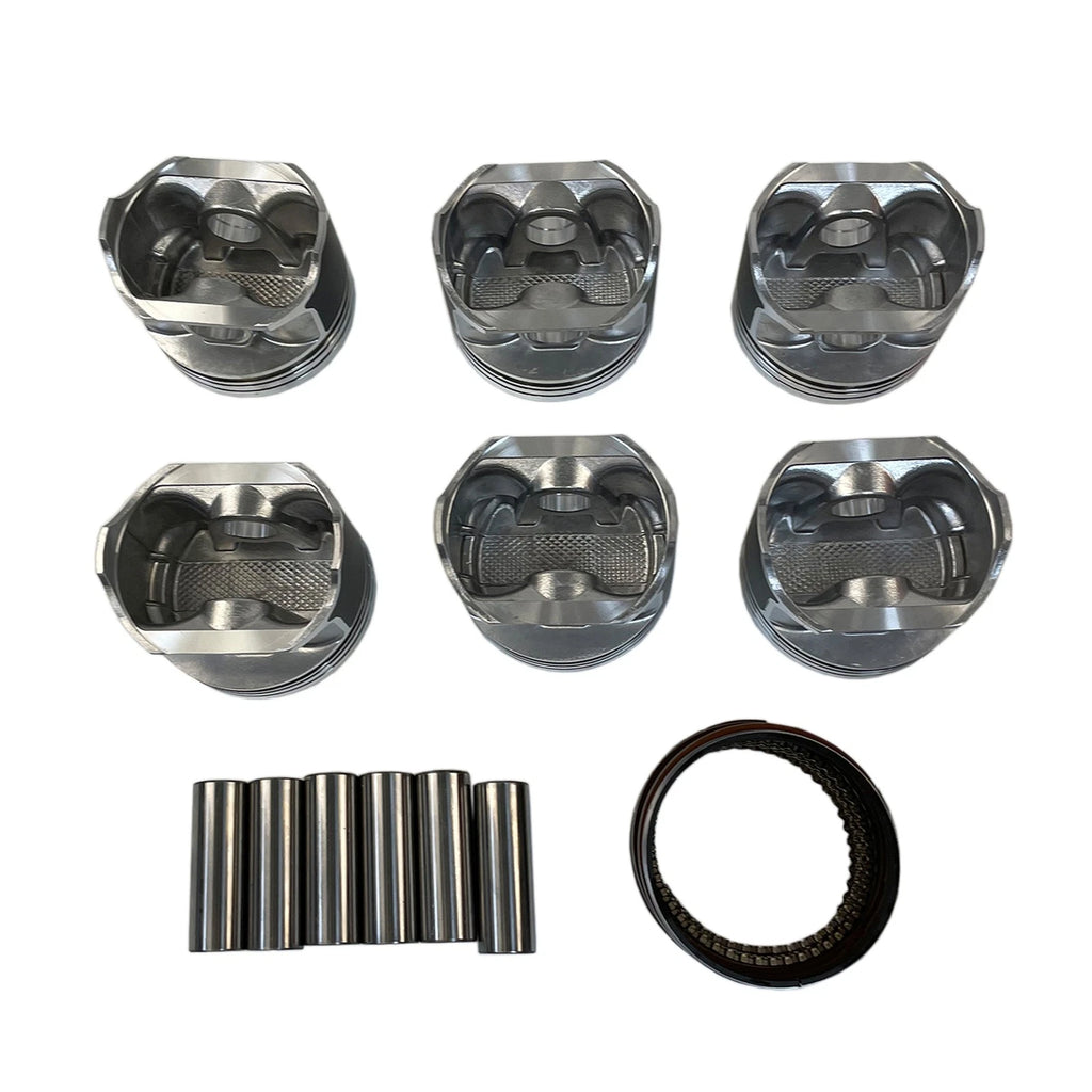 Set of 6 Pistons with Rings for Jeep 4.0L (1996–2006)