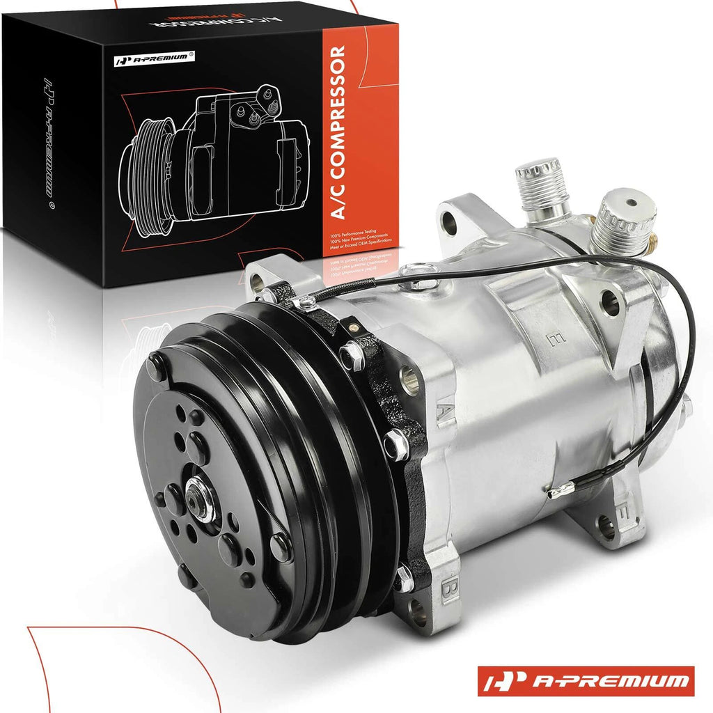 AC Compressor with 2-Groove for Jeep Wrangler Cherokee (1986–1990)