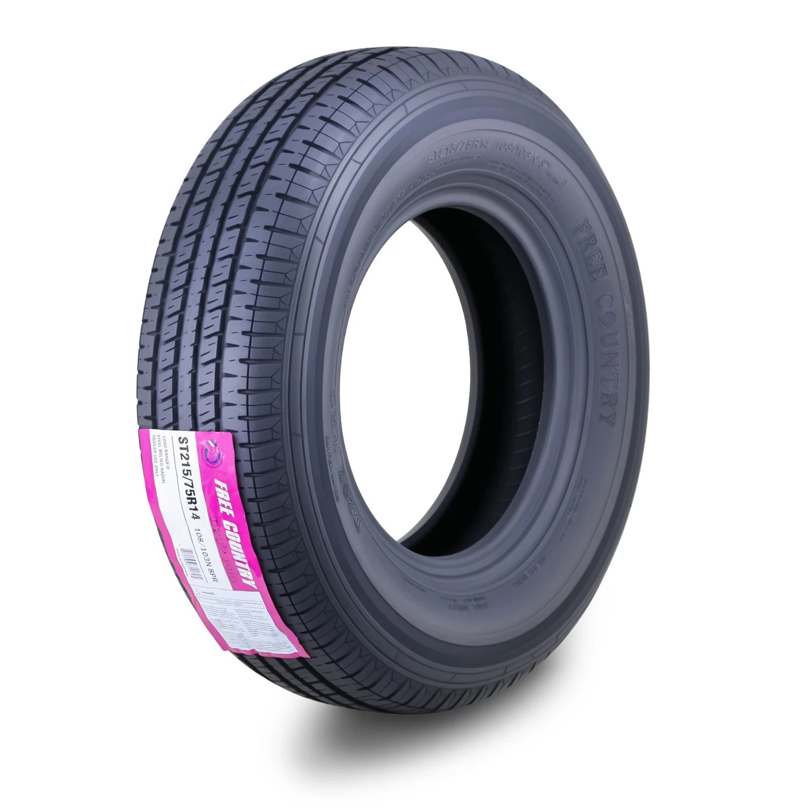 ST215/75R14 Trailer Tire (2014–2023) 8PR LRD with Scuff Guard